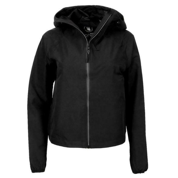 Body Glove Cropped Rain Jacket Black Size Small - Picture 2 of 12